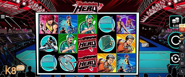 badminton hero slot
